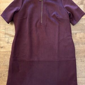 Belle by Kim Gravel Rich Plum Mini Dress